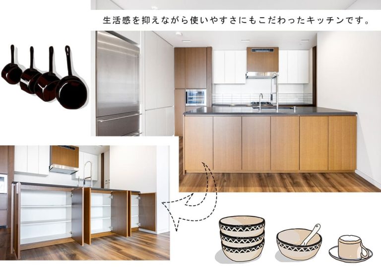 虎ノ門ヒルズレジデンシャルタワーのキッチン